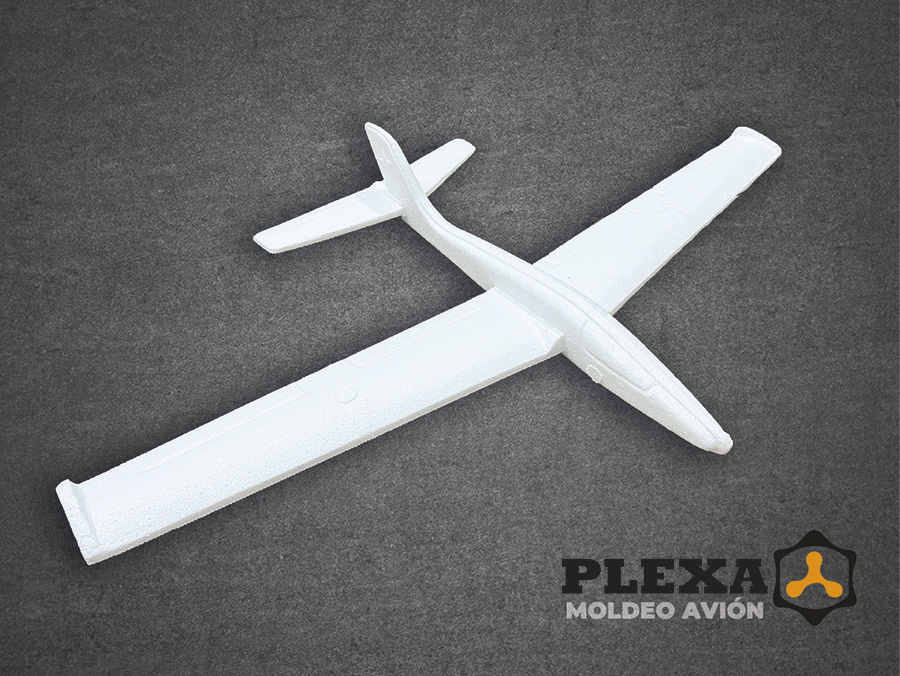 Avión de unicel moldeado